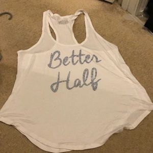 NWOT “Better Half” bridal tank top from VS